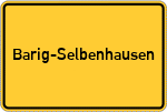 Place name sign Barig-Selbenhausen