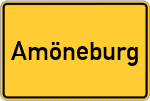 Place name sign Amöneburg