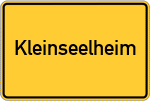 Place name sign Kleinseelheim