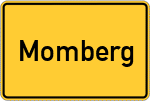 Place name sign Momberg