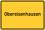Place name sign Obereisenhausen