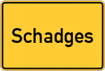 Place name sign Schadges