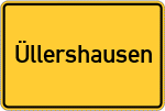 Place name sign Üllershausen