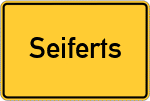 Place name sign Seiferts