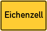 Place name sign Eichenzell