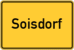 Place name sign Soisdorf