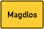Place name sign Magdlos