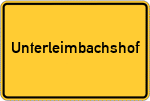 Place name sign Unterleimbachshof
