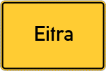 Place name sign Eitra