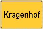 Place name sign Kragenhof
