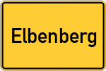 Place name sign Elbenberg