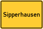 Place name sign Sipperhausen