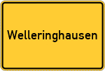Place name sign Welleringhausen