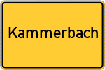 Place name sign Kammerbach