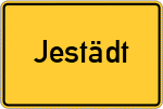 Place name sign Jestädt