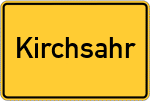 Place name sign Kirchsahr