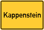 Place name sign Kappenstein, Sieg