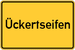 Place name sign Ückertseifen
