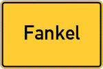 Place name sign Fankel