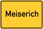Place name sign Meiserich