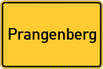 Place name sign Prangenberg