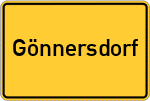 Place name sign Gönnersdorf