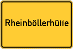 Place name sign Rheinböllerhütte