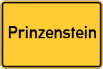 Place name sign Prinzenstein