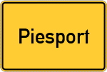 Place name sign Piesport