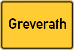 Place name sign Greverath