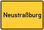 Place name sign Neustraßburg