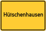 Place name sign Hütschenhausen
