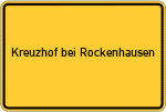 Place name sign Kreuzhof bei Rockenhausen