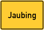 Place name sign Jaubing