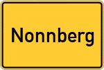 Place name sign Nonnberg