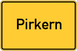 Place name sign Pirkern