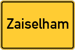 Place name sign Zaiselham
