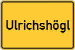 Place name sign Ulrichshögl