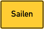 Place name sign Sailen