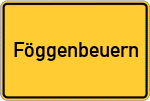 Place name sign Föggenbeuern