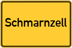 Place name sign Schmarnzell