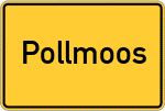Place name sign Pollmoos