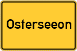 Place name sign Osterseeon