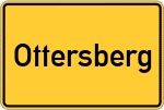 Place name sign Ottersberg