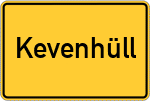 Place name sign Kevenhüll