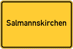 Place name sign Salmannskirchen