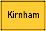 Place name sign Kirnham