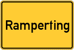 Place name sign Ramperting