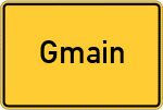 Place name sign Gmain