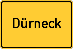 Place name sign Dürneck